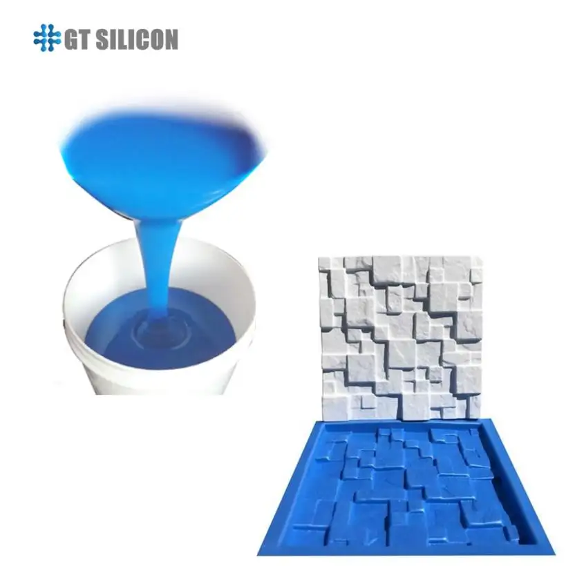 Molde de silicona líquida para decoración del hogar, moldes de silicona para hormigón/yeso/cemento/yeso