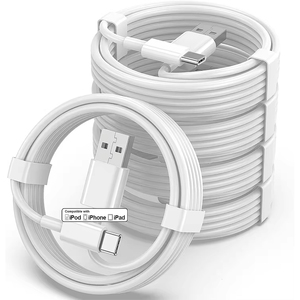 สายชาร์จเร็วแบบ USB เป็น L Type C ยาว1ม. สำหรับ iPhone 6 7 8 11 12 13 14 15 16 PRO MAX iPad Smart Watch - Product Image 5