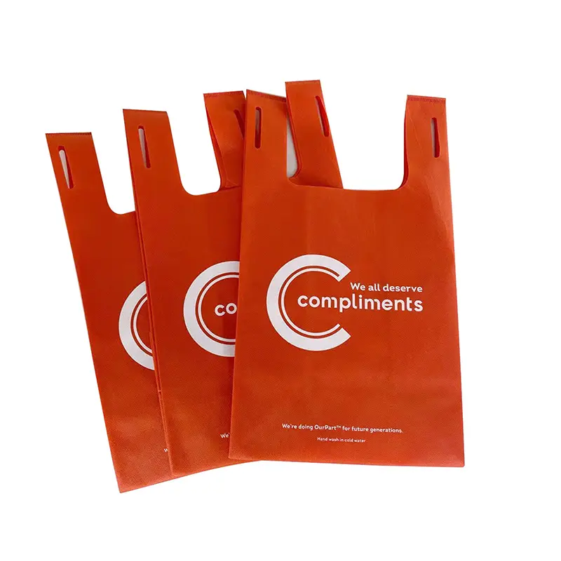 Goedkope Fashion Eco-vriendelijke Bolsas Behandeld Non Woven Boodschappentas Voor Supermarkt Bolsas