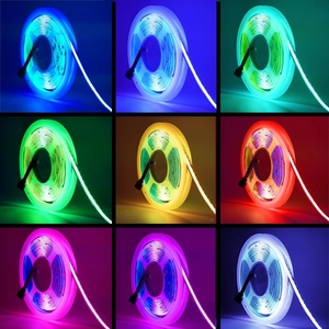 COBLEDストリップライトフレキシブルDC12V 24V 8mm 10mm 576LED/M RGB FCOBLEDライトストリップ