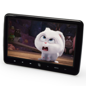 Headrest dvd 10.1 zoll clip-auf typ mit HD1080P USB SD <span class=keywords><strong>MP5</strong></span> FM IR sender 32 BIT drahtlose GAMES