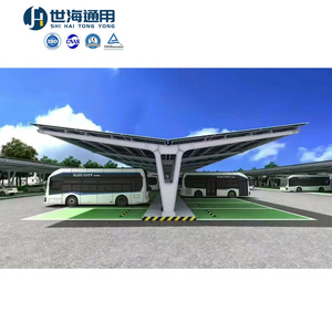 Навесы для автомобилей из алюминия с сертификатом CE, уличные гаражи, солнечные навесы для парковки автомобилей - Product Image 1