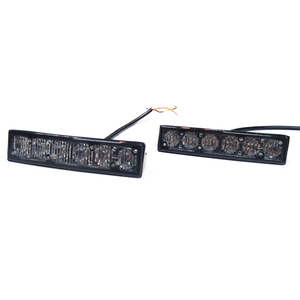 Factory Direct New Model 12V 24V <strong>LED</strong> Strobe Dash Light <strong>Red</strong> Blue Surface Emergency Warning Light <strong>Cheap</strong> Car Light Accessories - Product Image 1