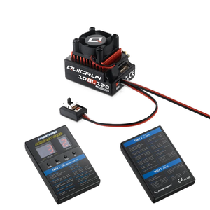 HobbyWing QuicRun 3650 G2 сенсорный бесщеточный Moter с сенсорным приводом 10BL120 120A ESC + светодиодный программный блок общий комбо для радиоуправляемого 1/10 автомобиля - Product Image 6