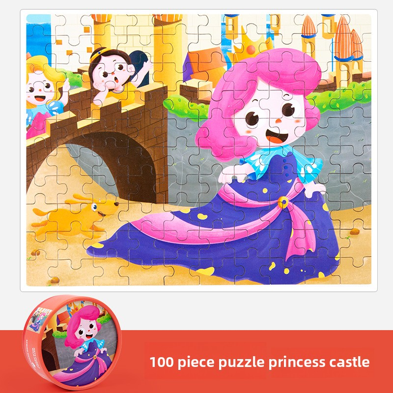 100 piece puzzle princess castle