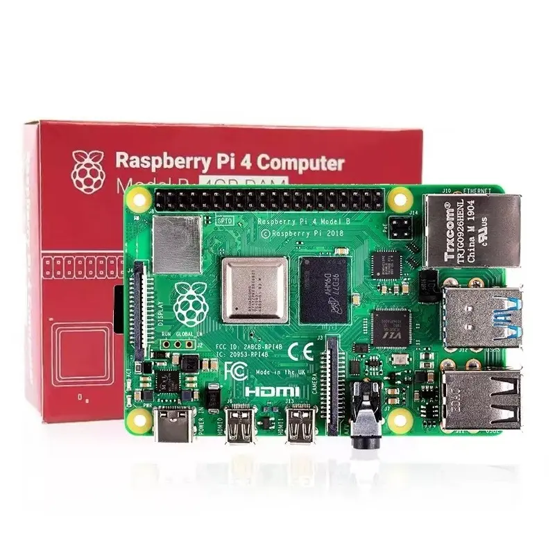 Raspberry Pi Original 4 Modelo B 4GB Dual Interface Sem Fio 5.0 Ethernet POE 1.5GHZ Raspberry Pi 4 8GB