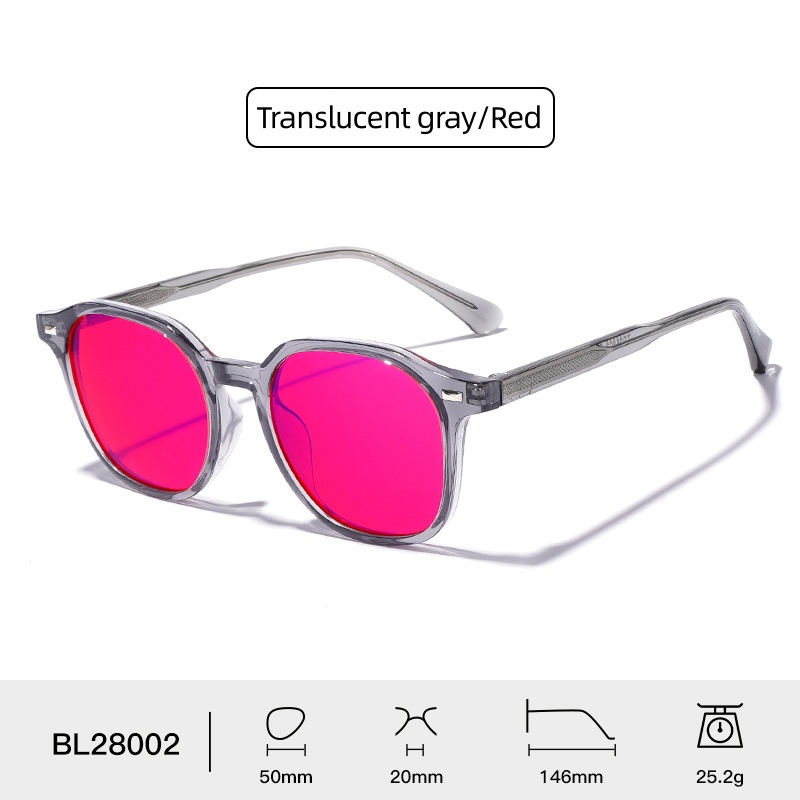 28002/Gris translúcido/Rojo