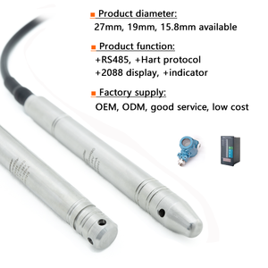 WTsensor Precio de fábrica RS485 4-20mA Sensor de nivel de acero inoxidable Transmisores de nivel de líquido Sensor de nivel de tanque de combustible - Product Image 2