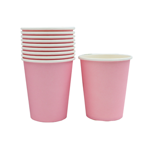 Tek kullanımlık renkli kağıt bardaklar kalın bardak, sıcak içecekler, kahve fincanları logo ile basılabilir - Product Image 1