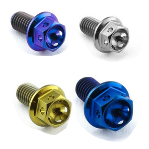 Licens אופנוע טיטניום בורג <span class=keywords><strong>M3</strong></span> מטרי M2 Torx Custom M6 L20 M3X12 16 Frase <span class=keywords><strong>5</strong></span> 2Mm 60Mm אופניים דיסק בלם טיטניום בורג