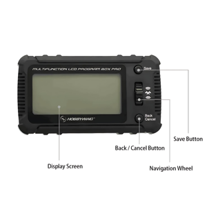 Коробка для программ HOBBYWING LCD Pro для платины XERUN EZRUN Pro ESC RC модель автомобиля лодки самолета аксессуары для настройки параметров - Product Image 5