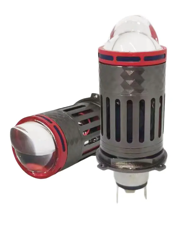 Accessoires de moto Led projecteur lentille H4 LED ampoule H4 pour motos lumières