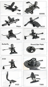 回転椅子移動椅子用極厚リクライニング機構マニュアルオフィスチェアチルトメカニズム861 - Product Image 5