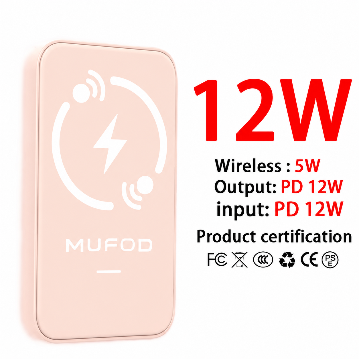 12W-Pink