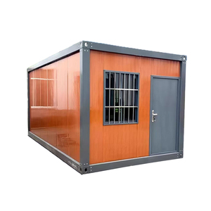 Contenedor de panel sándwich de madera de acero modular prefabricado, tienda minorista, edificio prefabricado, centro comercial, casa contenedor para el hogar