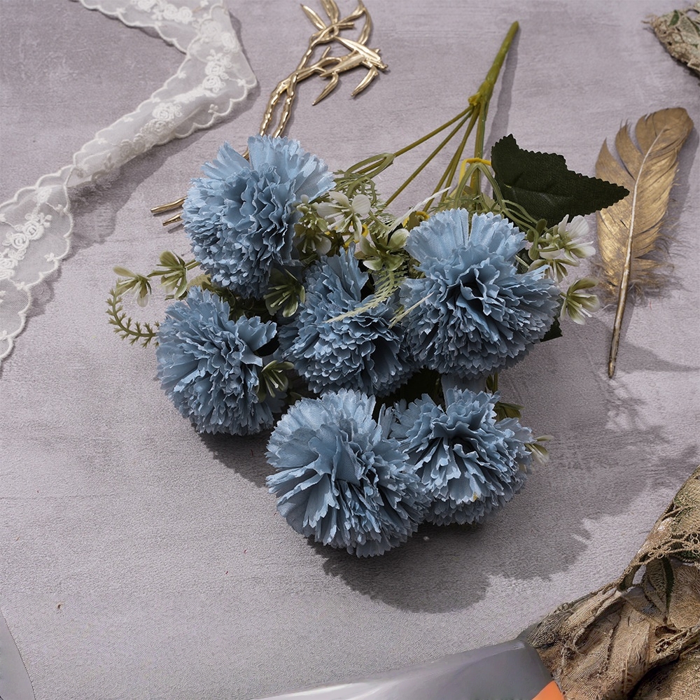 #73 Materiales Florales Serie Azul Polvoriento