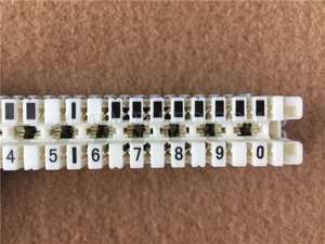 Sample Free Whole Sale <strong>Telecom</strong> Parts Other Telecommunications Products of krones 10 Pair Disconnection Module with Color Label - Product Image 6