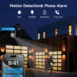 V380 Pro Năng Lượng Mặt Trời Máy Ảnh 24/7 Luôn Luôn Trên Video Ngoài Trời Máy Ảnh 360 Độ Ptz Điều Khiển 4G Sim Thẻ Wifi Năng Lượng Mặt Trời PTZ Máy Ảnh - Product Image 3