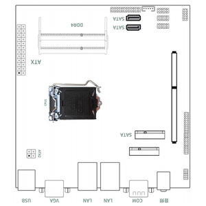 3U computer industriale a parete H310 a doppia rete 6.7.8.9 generazione Core i3/i5/i7 piattaforma di sicurezza di rete - Product Image 3