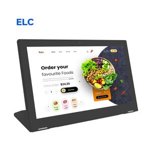 Alta qualidade l forma 15.6 polegada touch screen android 11, encomenda da posição do pagamento kiosk poe rj45 nfc desktop, tablet android - Product Image 1