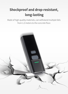 Manos Libres Mini 2D Bluetooth Escáner de código de barras Lector de código QR con soporte de carga - Product Image 5