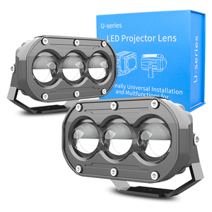 Yüksek güç U9 U10 U18 LED İş işık çift led projektör lens far led projektör lens için Tuck atv SUV motosiklet - Product Image 1