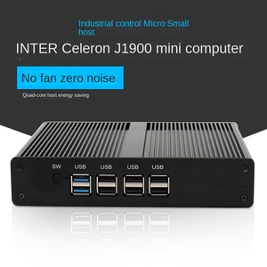 Fanless Mini Industrial PC Micro Office HTPC Dual LAN 2 COM Ports <strong>Compact</strong> Industrial Control <strong>Computer</strong> for Automation IoT - Product Image 5