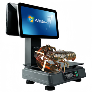 15,6 Windows Android Dual Screen Pos Systems All In One Touch Screen Pos System para supermercado restaurante al por menor - Product Image 1
