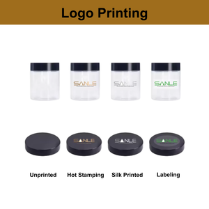Özel Logo geri dönüşümlü plastik kozmetik kavanozları ucuz yuvarlak/kare banyo tuz kozmetik kavanoz - Product Image 6