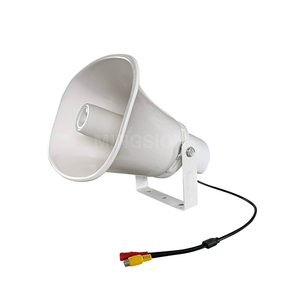 30W 12V Active Outdoor Waterproof ABS Horn Speaker With Stereo Digital Power <strong>Amplifier</strong> for Public Address Remote Monitor System - Product Image 5