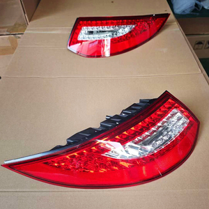 Yeni durum kırmızı Lens LED arka lambası için Porsche 997.2 modifiye kuyruk lambası koşu lambaları dönüş sinyali fren ile geri ışık - Product Image 3