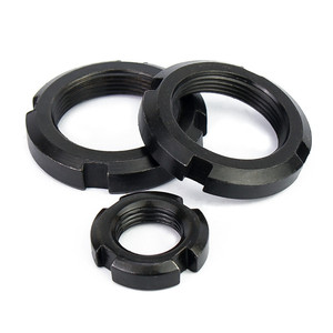 <span class=keywords><strong>M30</strong></span> M40 M50 Nhà Máy Giá Thép Gr 4.8 Gr 8.8 Gr 10.9 Gr 12.9 Oxit Màu Đen Rãnh Vòng <span class=keywords><strong>Nut</strong></span> Din1804 - Product Image 4