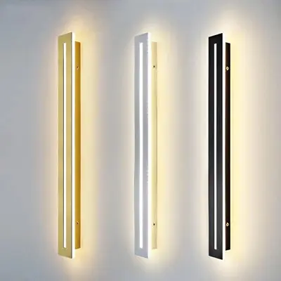 Indoor Modern LED Linear Wall Lights Bedroom Background Wall Lamp Decoration Long Strip Wall Lamp Light Fixtures