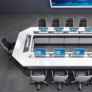 Technologie Design Büromöbel Weiß MDF Board Konferenz tisch Smart Office Desk für Workstation