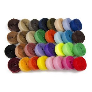 SAS Factory Wholesale Kunden spezifisches elastisches hitze beständiges Nylon-Polyester-Klett band für wieder verwendbare Klebeband - Product Image 1