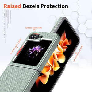 三星2024豪华防摔翻盖Galaxy Z翻盖6/Flip5新款方格TPU电脑手机外壳保护套 - Product Image 4