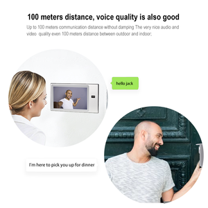 Lermom Smart sicherheit geräte 2 draht Villa Sprech 4,3 zoll video tür telefon hause gegensprechanlage access control system mit audio