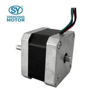 Motore <span class=keywords><strong>Stepper</strong></span> a doppio albero Nema 17 bipolare 280mNm 0.4A 4 fili 42x42x34mm - Product Image 2