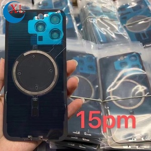 מפעל בחזרה זכוכית סוללה זכוכית מחסן עבור iphone 14 בתוספת צלחת מתכת מסגרת הדלת האחורית עם עדשה מצלמה