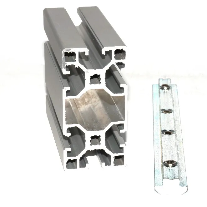 Sezione di profilo di alluminio dell'estrusione della scanalatura di V del materiale della struttura di alluminio industriale di alta qualità 8020 4080