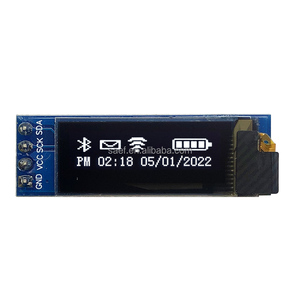 4 pin 5V 0.91 "pollici 128x32 I2C IIC schermo OLED seriale SSD1306 compatibile PIC Arduino Raspberry PI - Product Image 4