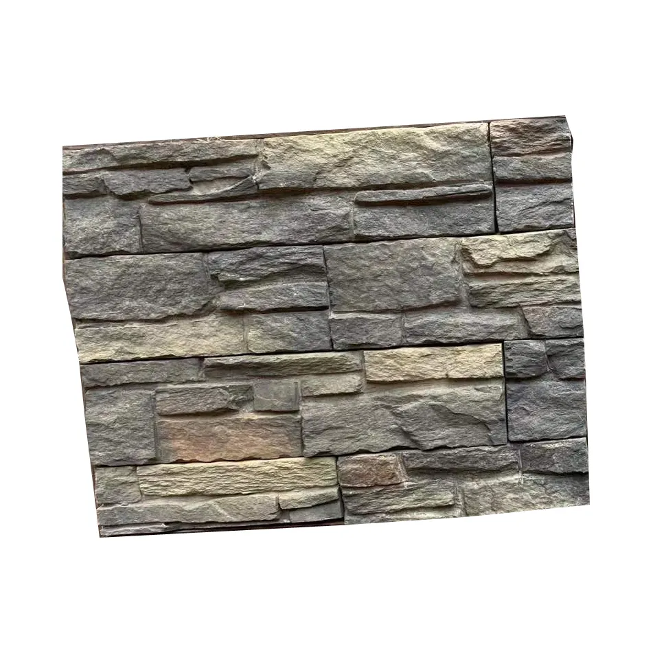 Materiali da costruzione di buona qualità nuovi disegni pannello di parete in pietra artificiale in calcestruzzo