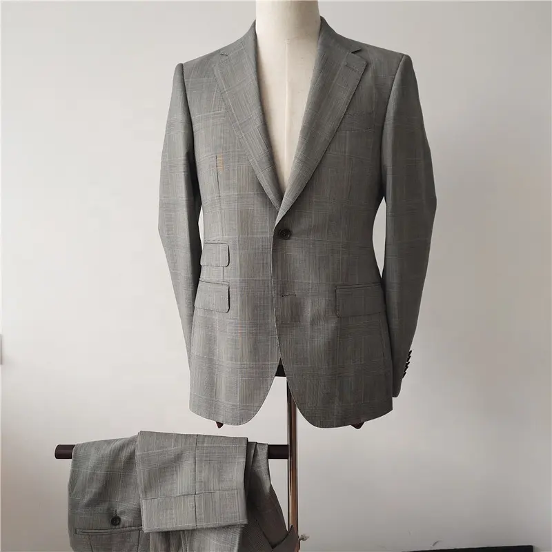 Traje de corte ajustado para hombre, pantalones informales de negocios de 3 piezas, traje de boda, chaqueta, pantalones, chaleco, Top clásico