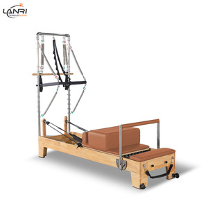Disesuaikan bahan kayu ek Pilates yang tahan lama dengan Tower untuk kasur inti Studio dengan bekas reperia Trapeze setengah Mesin - Product Image 1