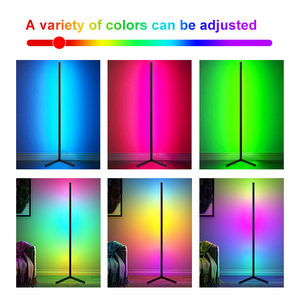 Akıllı LED atmosfer zemin ışık müzik fonksiyonu ile ayakta köşe lambası RGB CCT akıllı uzaktan kumanda App kontrol zemin lambası - Product Image 2