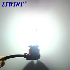 Liwiny大功率氙气灯泡12V 5500K 35W <span class=keywords><strong>55w</strong></span>白色HID汽车前灯氙气灯远近光合一