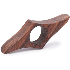 Bán buôn khắc biểu tượng tùy chỉnh sồi óc chó đọc sách giảng dạy cuốn sách gỗ trang ngón tay cái chủ - Product Image 5