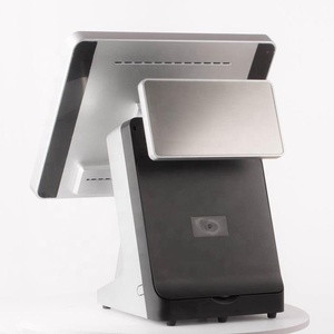 LKS-POS990 Новый 15 дюймов с плоским экраном емкостный сенсорный экран pos терминал pos с встроенным MSR и 58 80 мм термальный принтер - Product Image 3