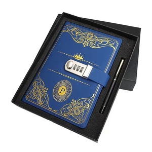 Factory Wholesale <strong>Notebook</strong> <strong>with</strong> <strong>Lock</strong> Retro Atmosphere <strong>Notebook</strong> Business Office <strong>Notepad</strong> A5 Tally Book - Product Image 6