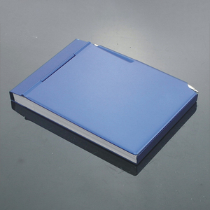 <strong>Custom</strong> Metal Pocket Aluminum Notebook Journal Refillable <strong>Paper</strong> Flip <strong>Notepad</strong> <strong>Mini</strong> <strong>Notepad</strong> Holder Travel <strong>Notepad</strong> with Pen Holder - Product Image 2